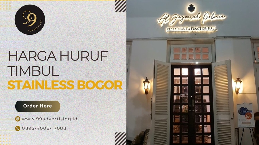 Harga Huruf Timbul Stainless Bogor
